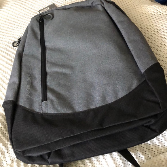NWT Gray and Black Mike Backpack